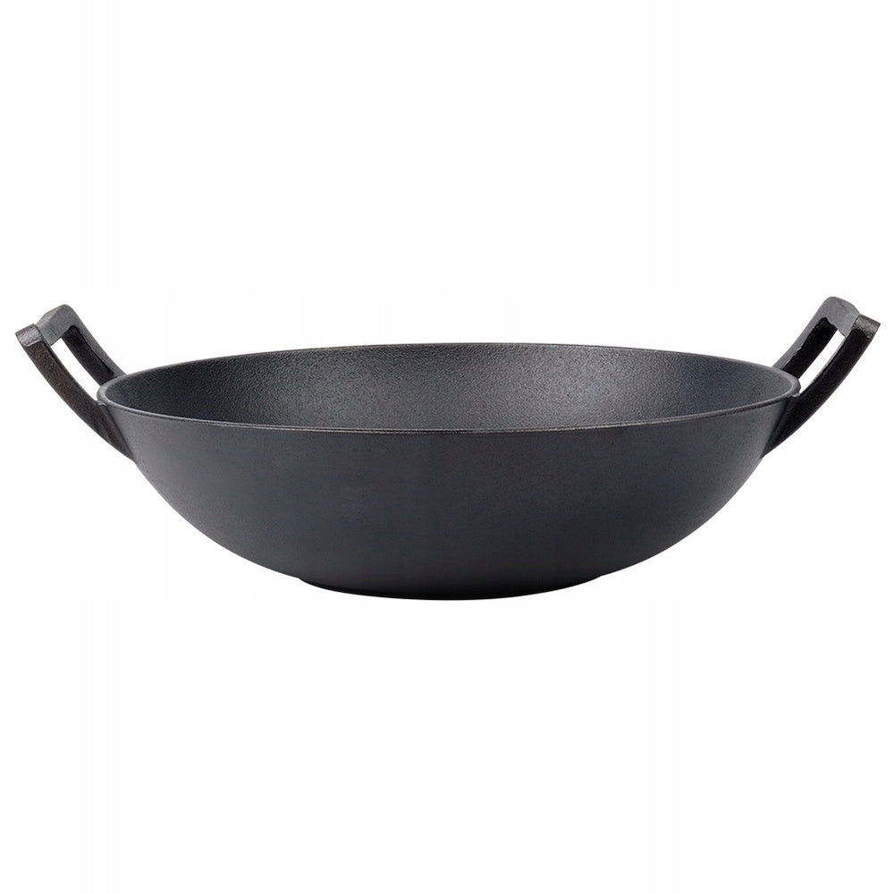 36CM CAST IRON INDUCTION WOK PAN FOR OVEN AND GRILL Diameter 36 cm