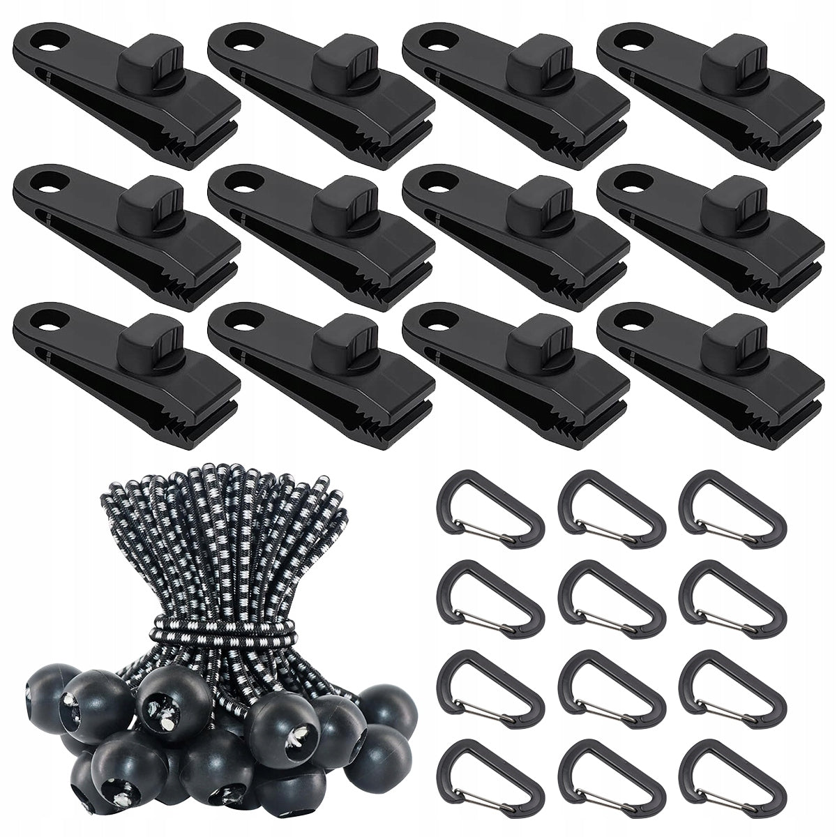 36X CLAMP CLIP TENSIONER FOR FIXING ROPE NET TARPAULINS WITH HANDLE Brand no brand