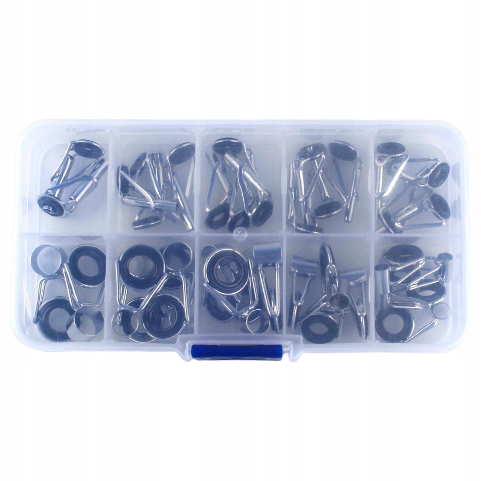 36x Fishing Rod Tip Ring Eye Guide Mixed Size in A Box Fishing Rod Top Tips Brand no brand