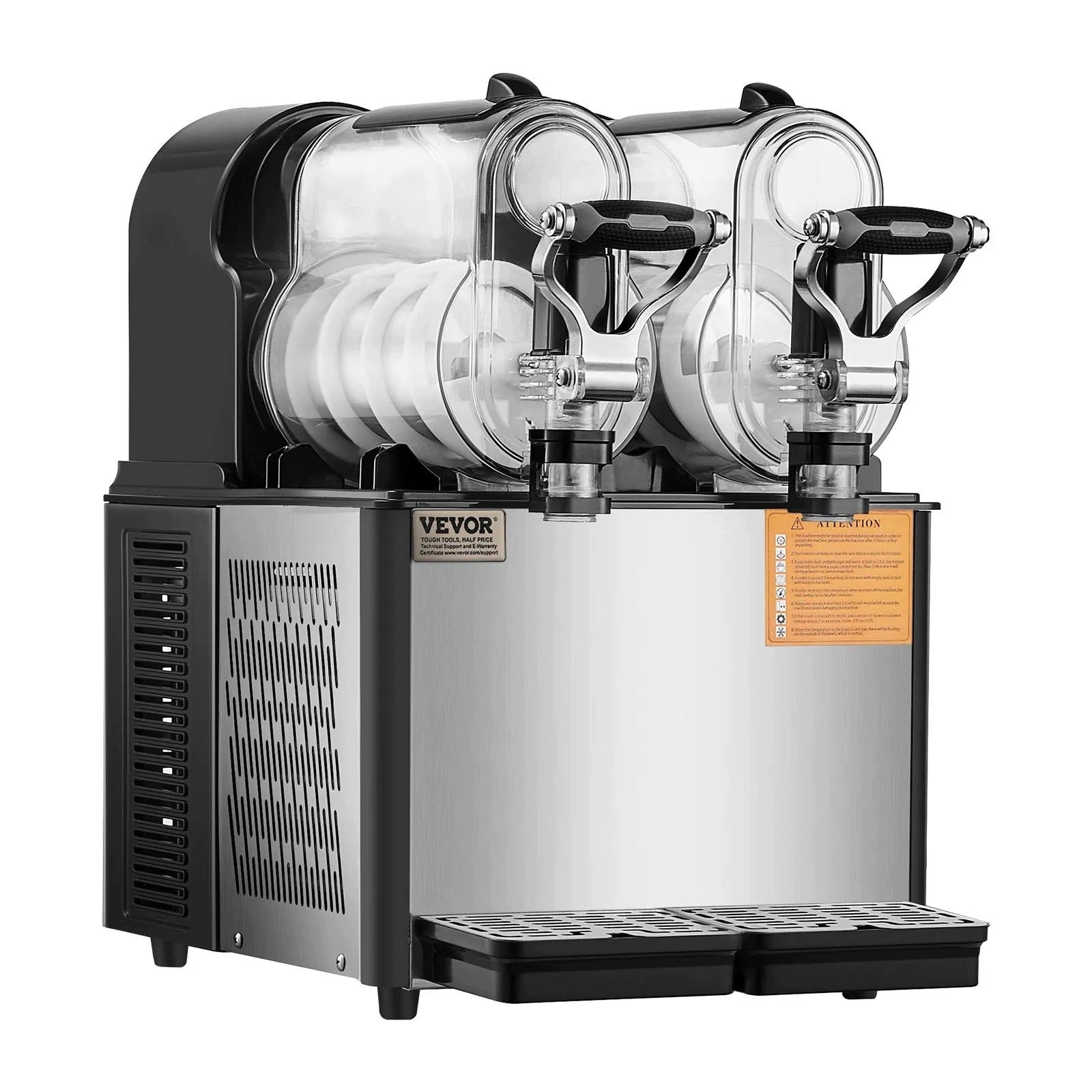 370W MASZYNA DO SLUSHIE 2x3L STAL 15poz SAMOCZYSZCZENIE Manufacturer code ALG-AUG0815001