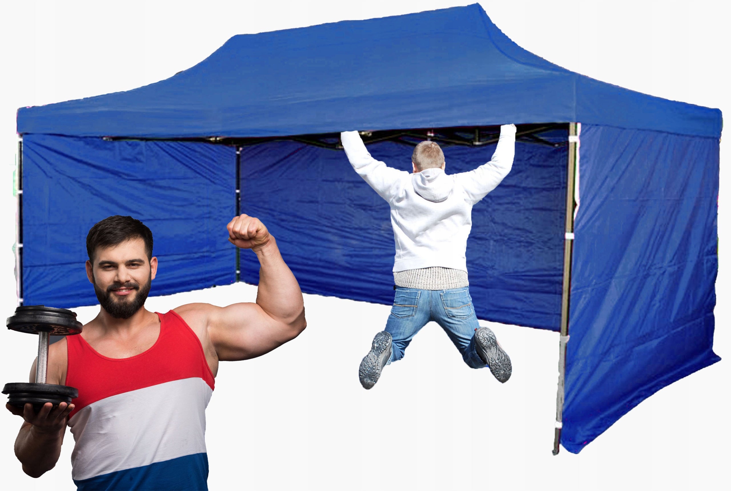 38 KG 3x4,5 STRONG GARDEN EXPRESS TENT COMMERCIAL PAVILION FOLDING