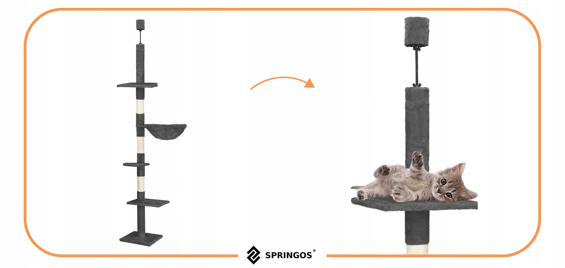Kačių draskyklė Fluxar home, SC-126, 260cm