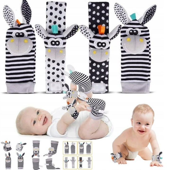 3D Giraffe Ratchet Socks 0-24m Sensory Kit for Babies