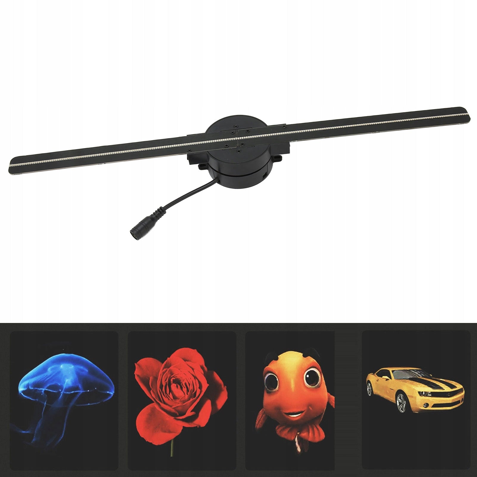 3D HOLOGRAM FAN 16,5 INCH 2000X224 WIFI 3D PROJECTOR WITH 224 LED Packaging status original