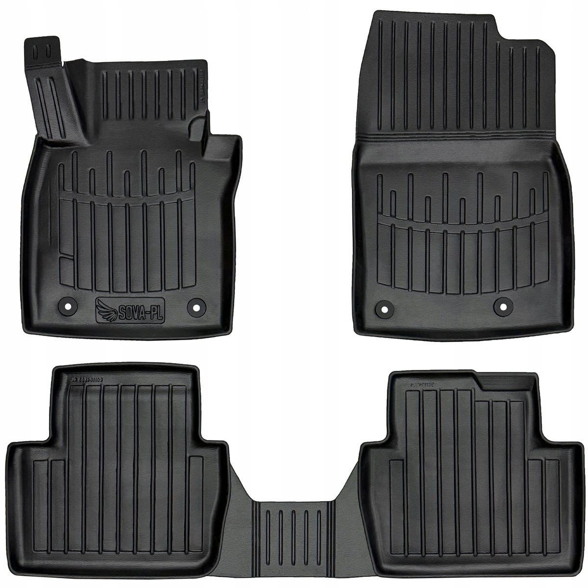 3D Rubber Rugs for Mazda 3 IV BP (since 2019) sedan, hatchback