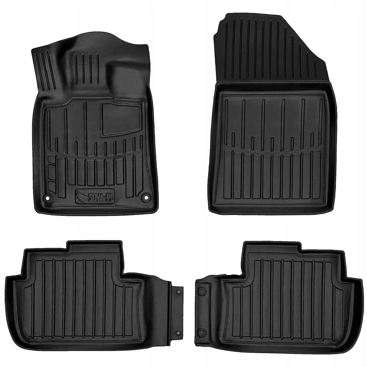 3D Rubber Rugs for Peugeot 407 I (2004-2011) station wagon, sedan Packaging status original