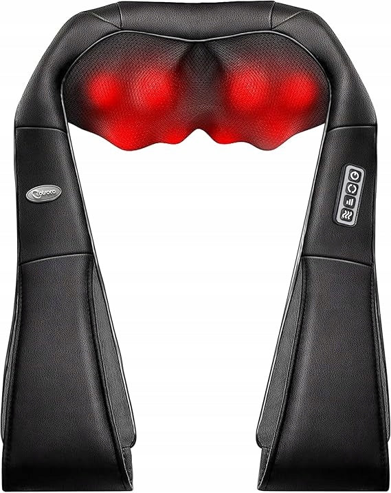 3D SHIATSU NECK MASSAGER WITH HEATING BACK ARMS AUTO