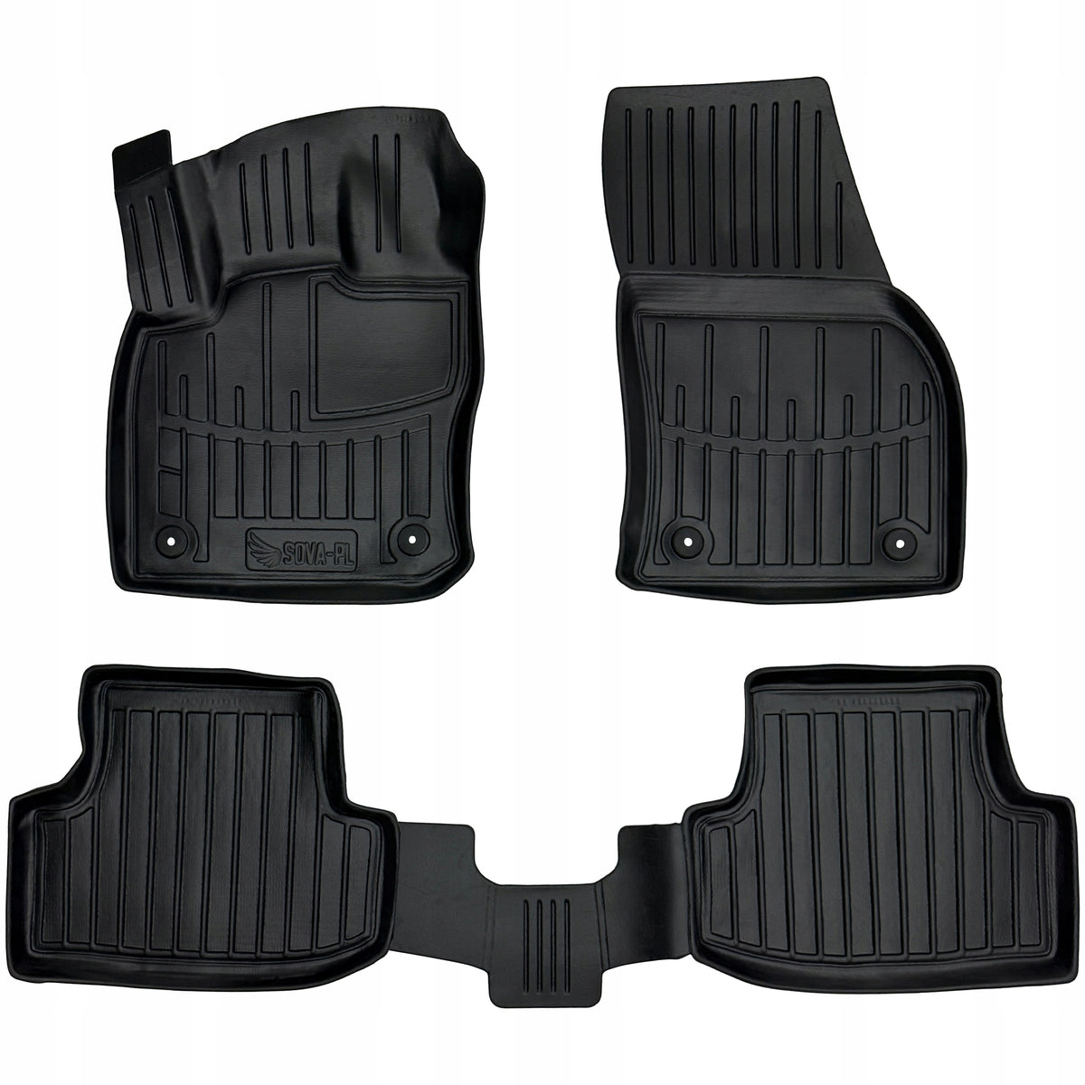 3D Seat Ateca Rubber Rugs (since 2016)