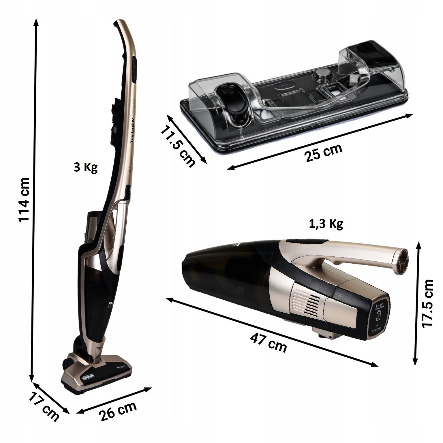 3IN1 CORDLESS VERTICAL HANDHELD MOP VACUUM CLEANER WITH MOPPING FUNCTION Manufacturer code 4260563030852