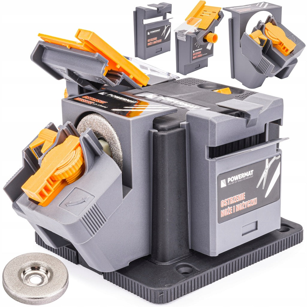 3IN1 ELECTRIC KNIFE SHARPENER SCISSORS MULTIFUNCTION DRILL BITS 170W Packaging status original