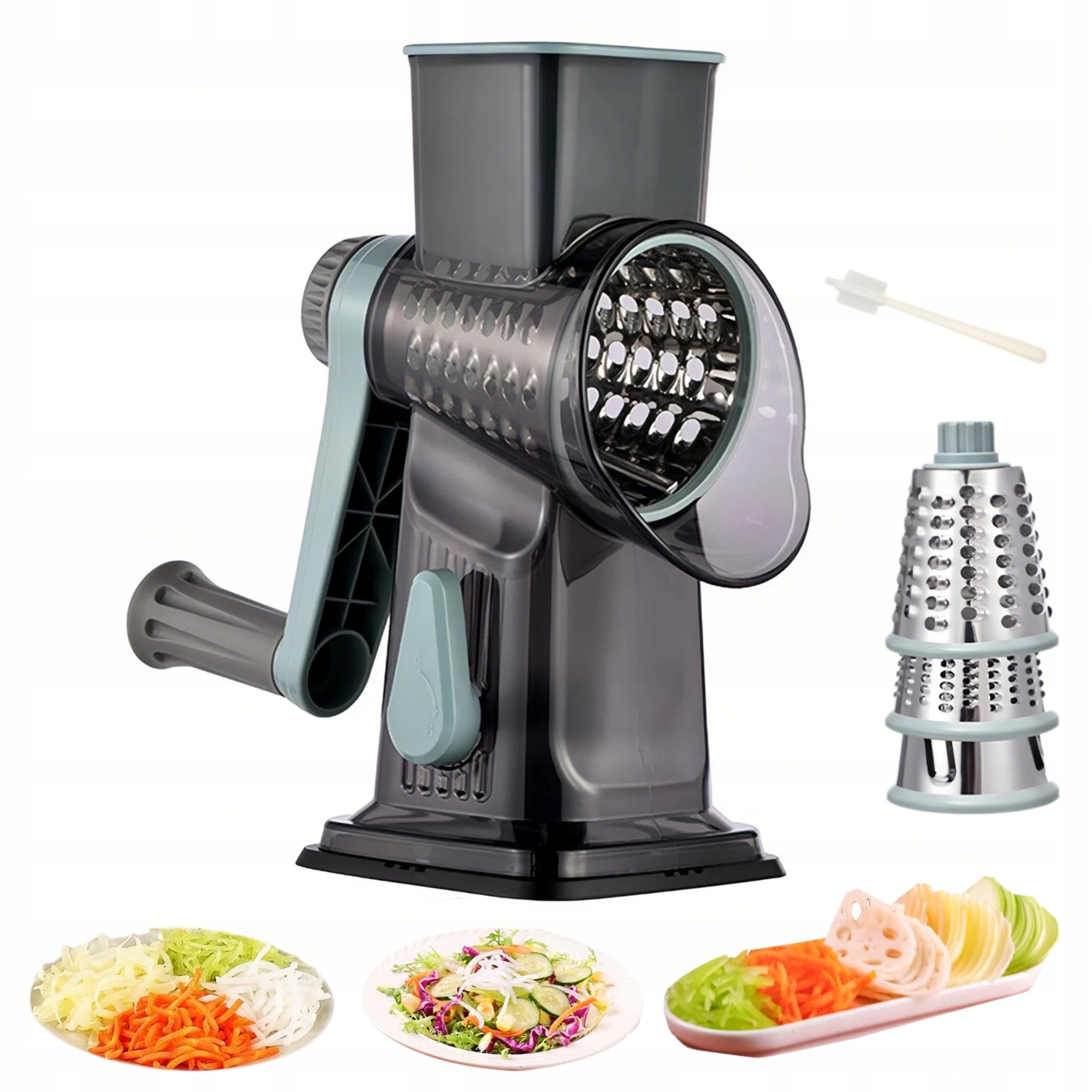 3IN1 ELECTRIC VEGETABLE GRATER 3 TIPS SET NEW