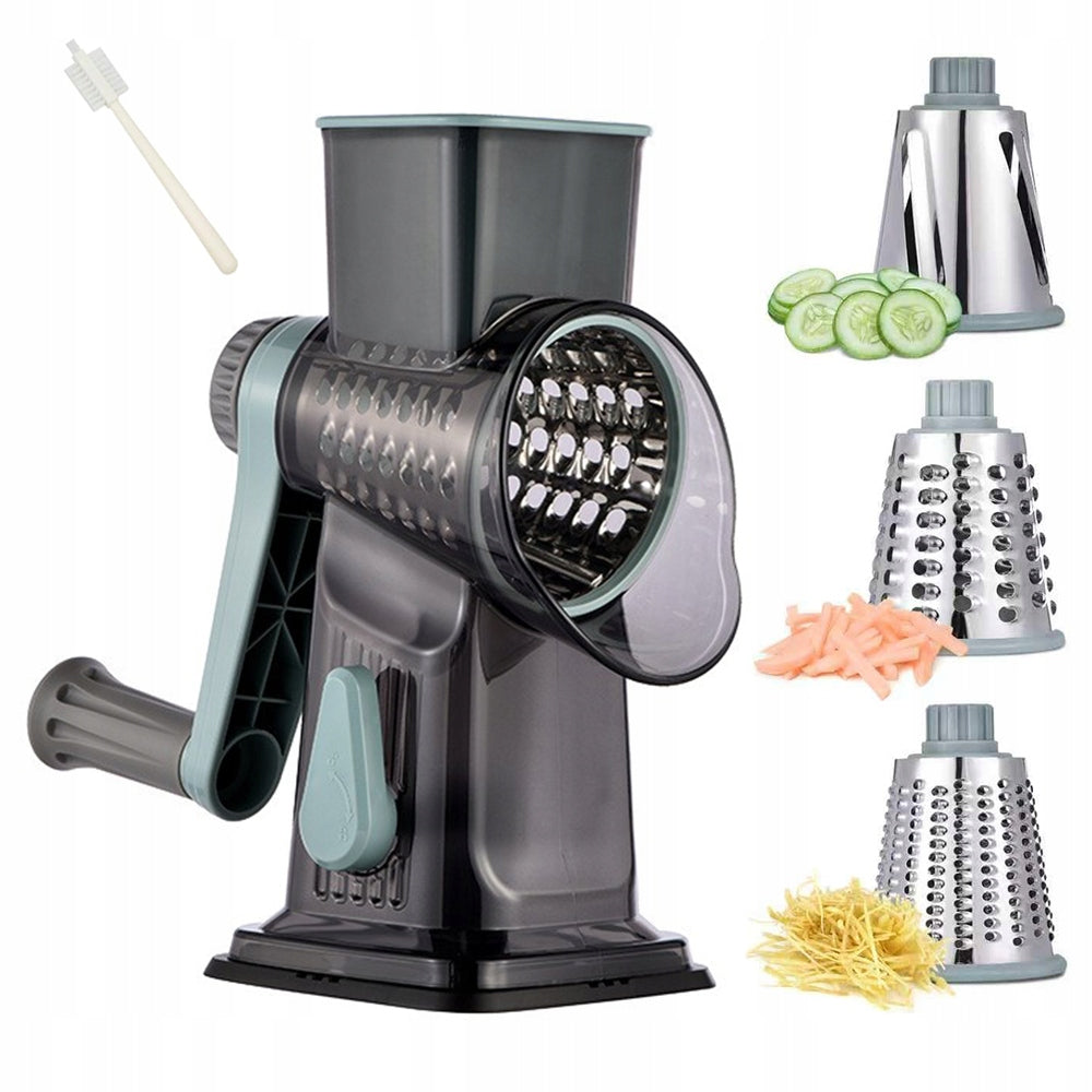 3IN1 ELECTRIC VEGETABLE GRATER 3 TIPS