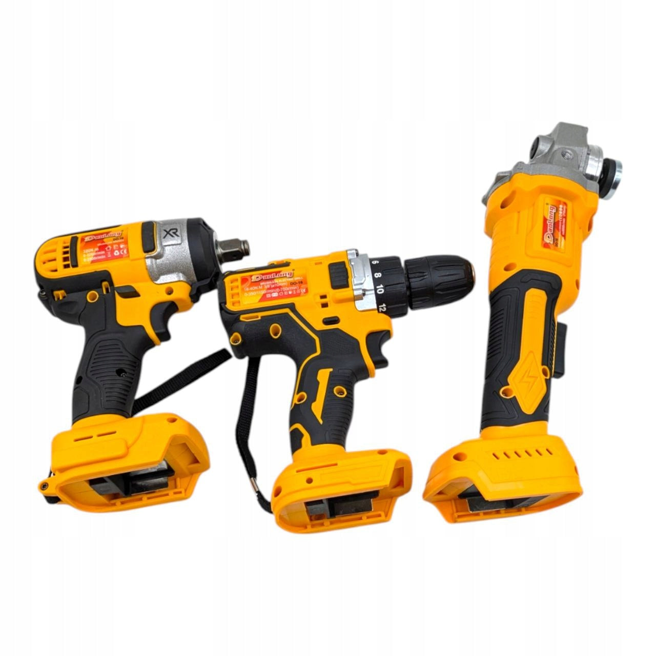 3IN1 POWER TOOL KIT - ANGLE GRINDER + IMPACT WRENCH + SCREWDRIVER Packaging status original