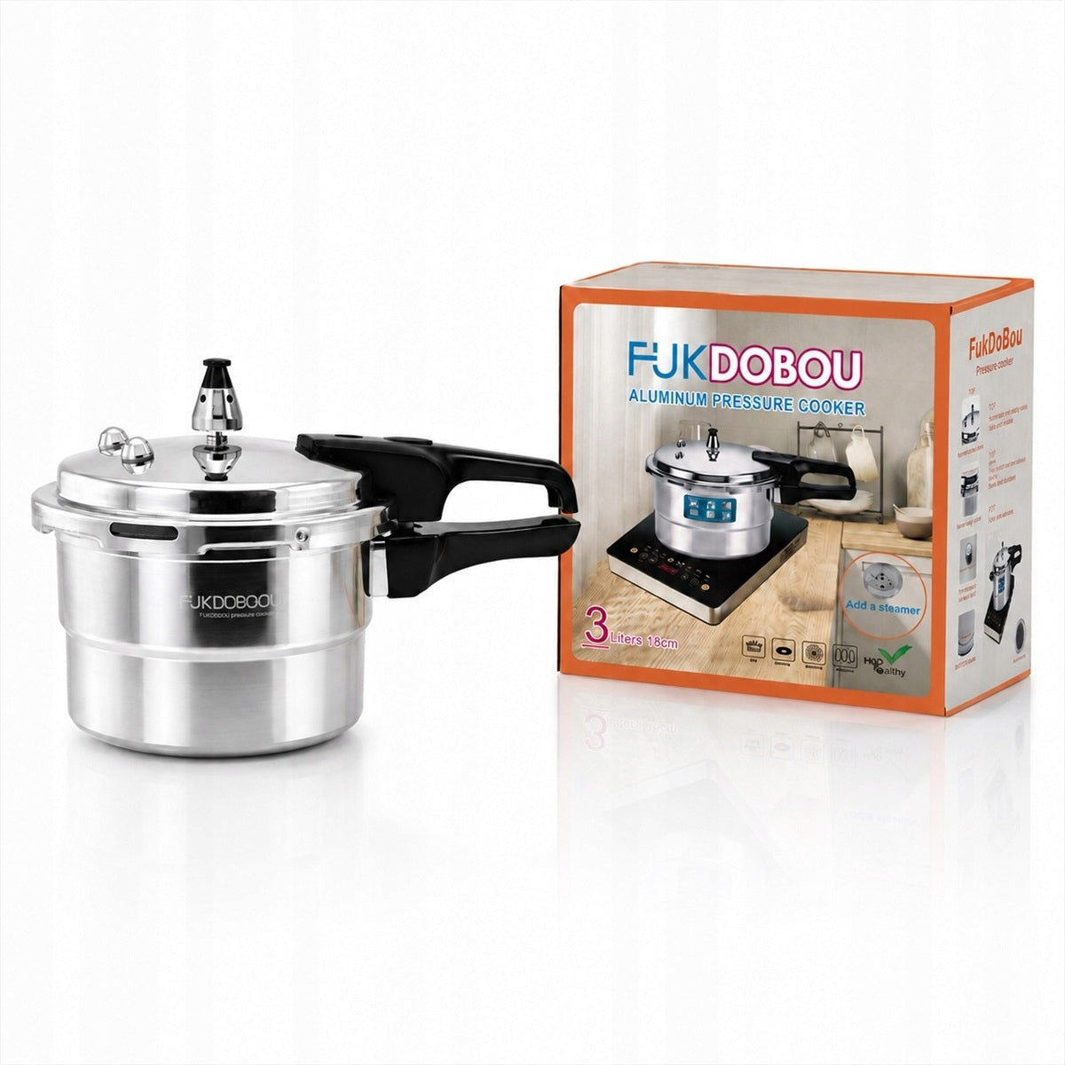 3L pressure cooker for gas and induction pressure pot for fast cooking