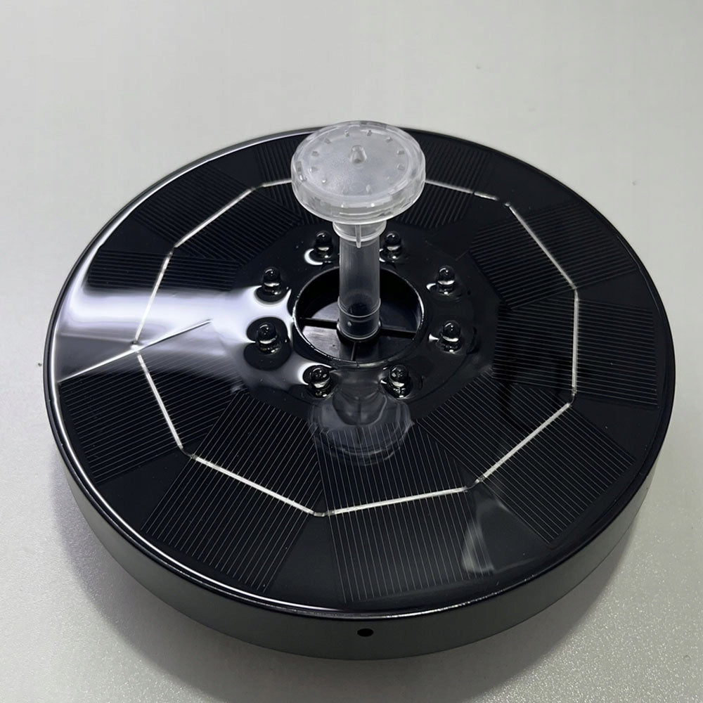 3W Solar Floating Fountain with RGB and Rechargeable Battery with 6 Nozzle 8 LED 1500mAh Manufacturer Bedee