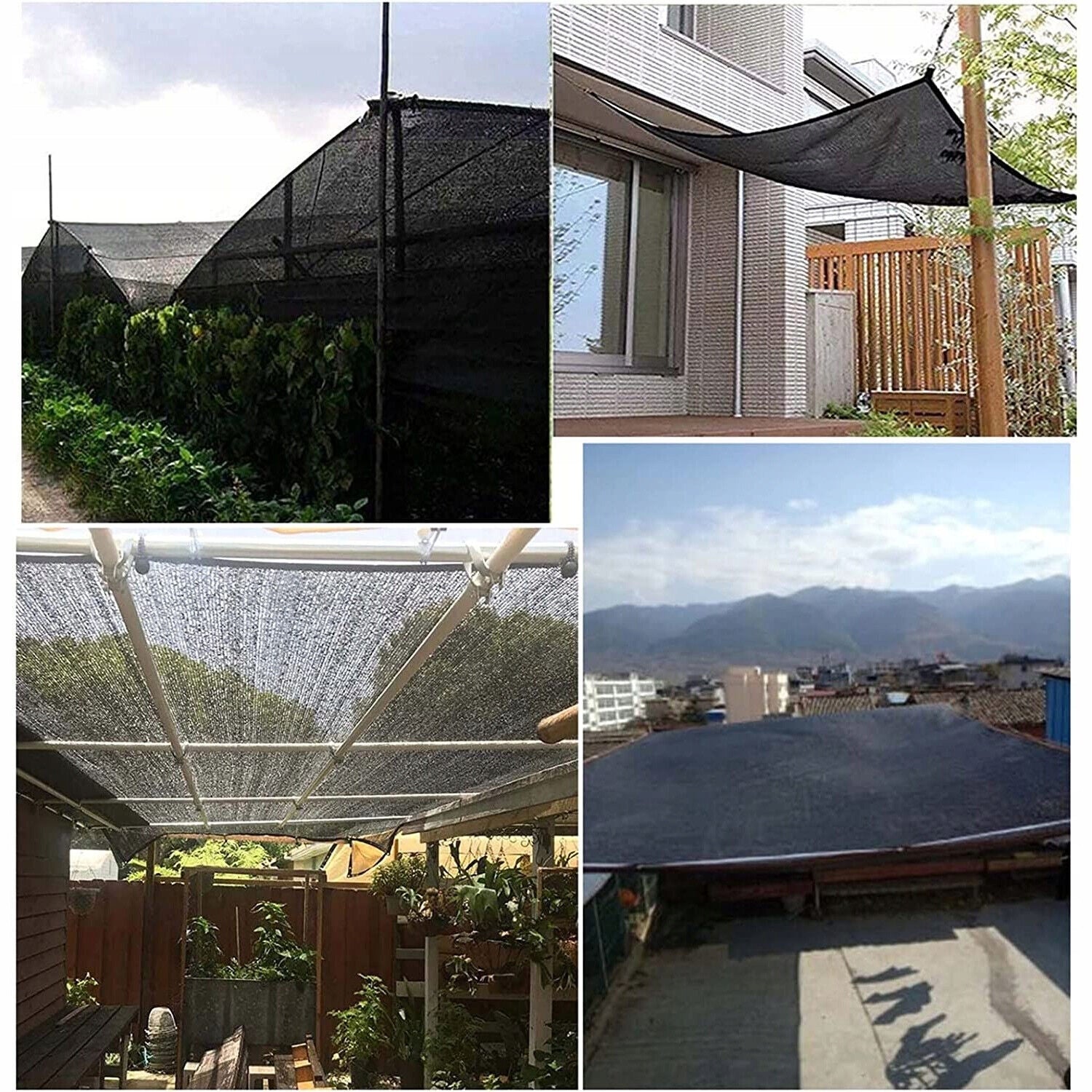 3X4M SHADING MESH FOR GREENHOUSE WITH EYELETS SUN PROTECTION Manufacturer code 6910795916933