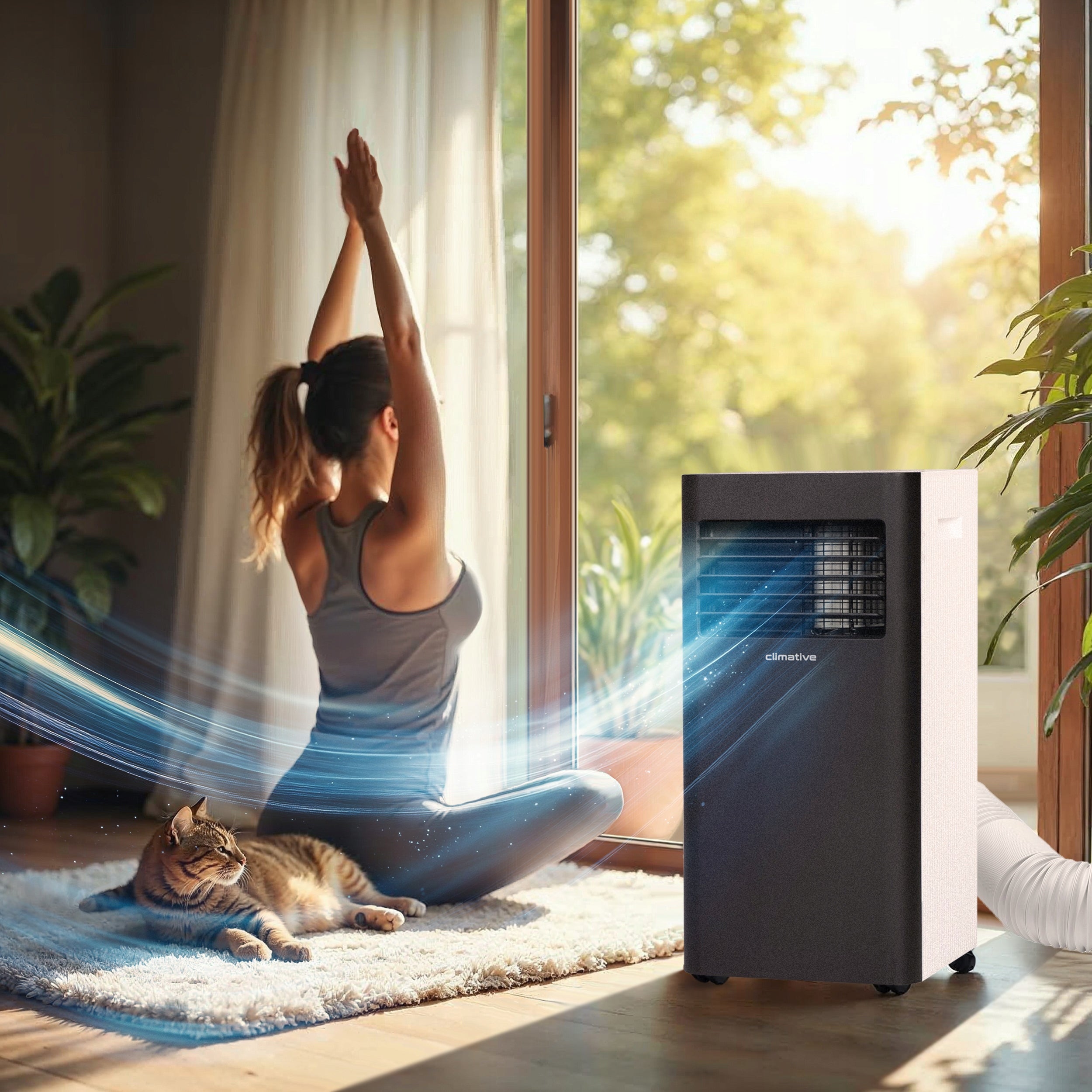 3in1 Air Conditioner Portable Room DUO 3kW WiFi Quiet Dehumidifier Seal Manufacturer code AC29-S DUO Wi-Fi