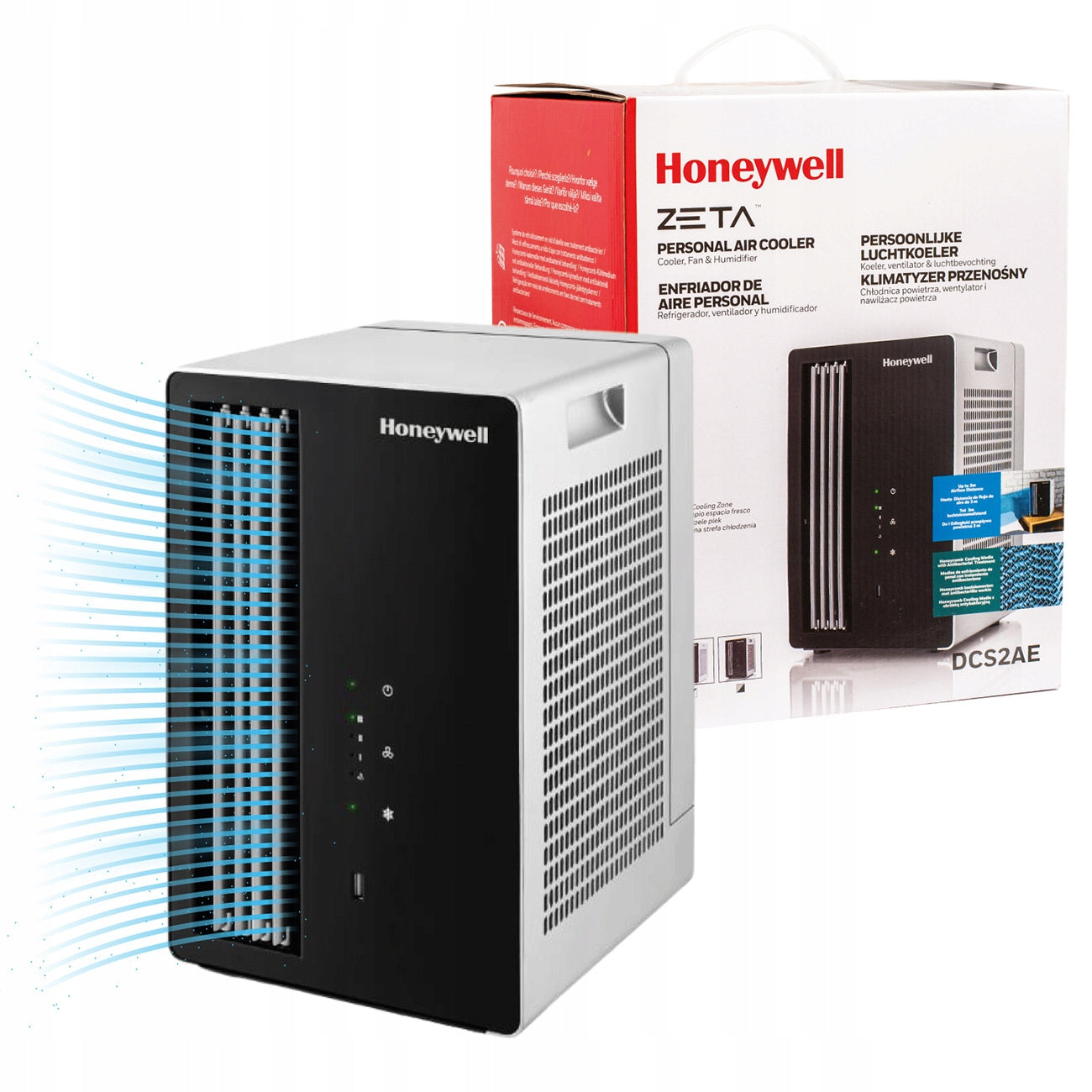 3in1 DESK EVAPORATIVE AIR CONDITIONER HONEYWELL ZETA