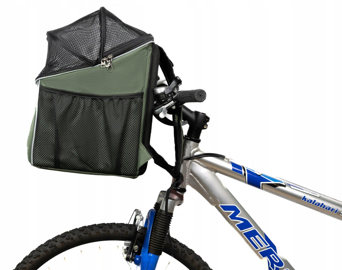 3in1:Dog or cat bike basket, dog backpack, 7kg car seat Packaging status original
