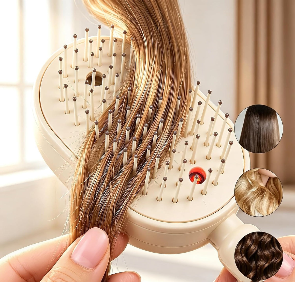 3in1 Electric Massage Hair Brush Strong Ionic Comb With Mist Manufacturer code falena.mobile