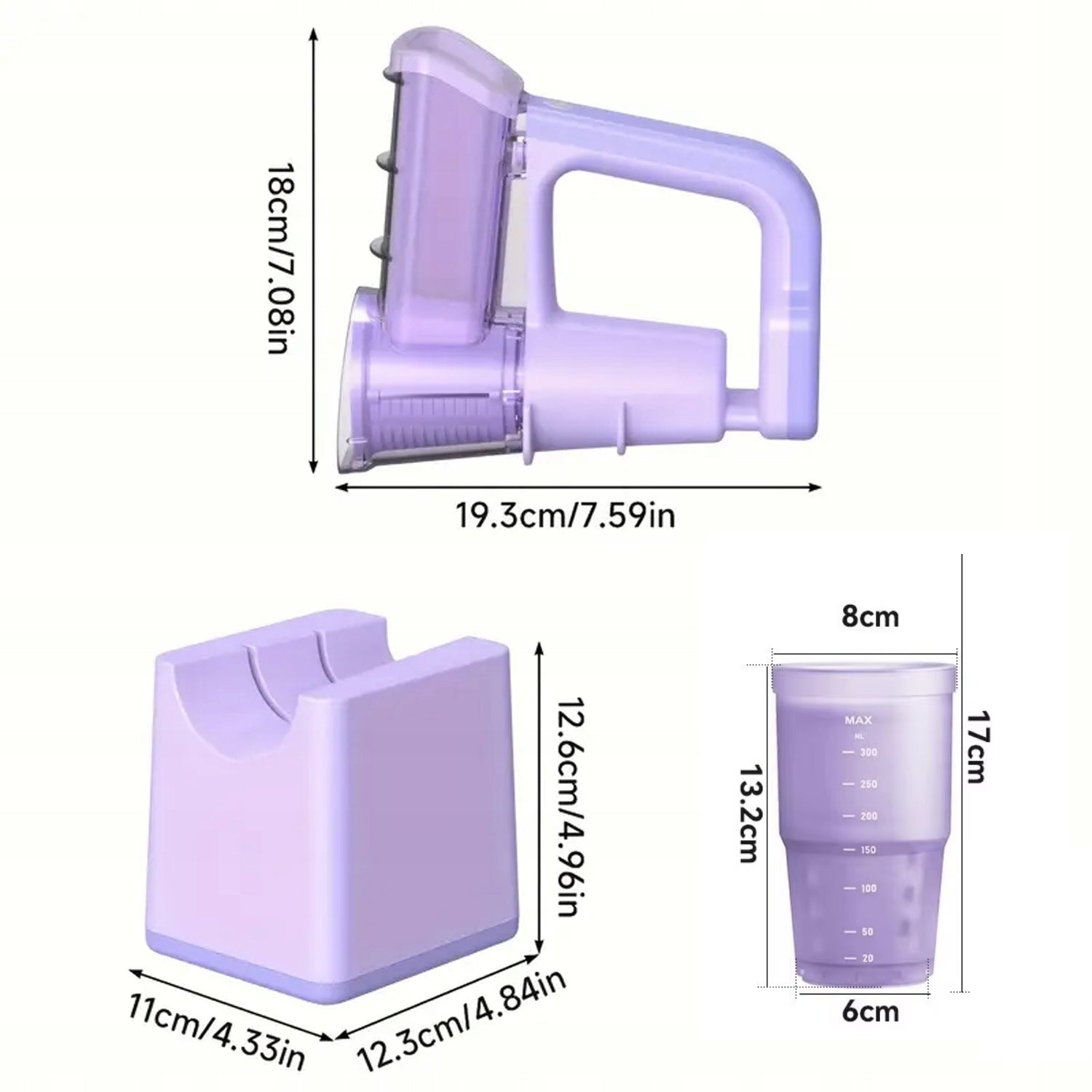 3in1 FRUIT VEGETABLE CHOPPER ELECTRIC SHREDDER STRONG EAN (GTIN) 5904665092569