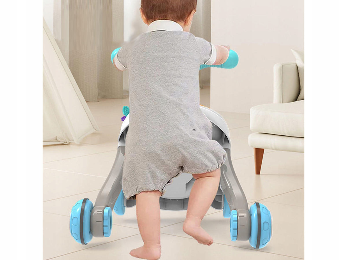 3in1 HQ Pusher Walker Ride-On Interactive Play Panel Balls Pastels Brand Zutto