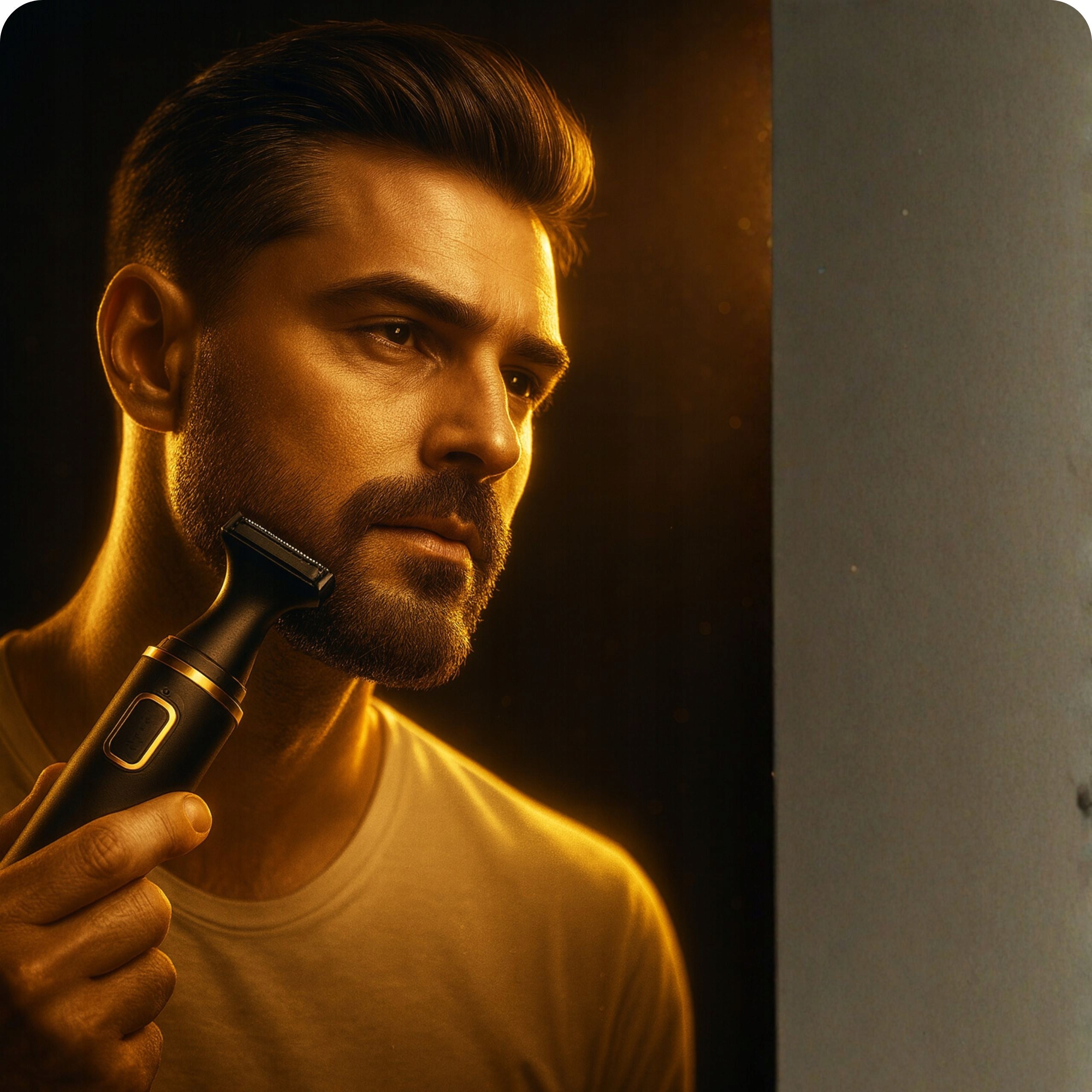 3in1 Men's Nose Trimmer Ear Beard USB-C Waterproof Set Manufacturer code Groomer męski wielofunkcyjny z końcówkami