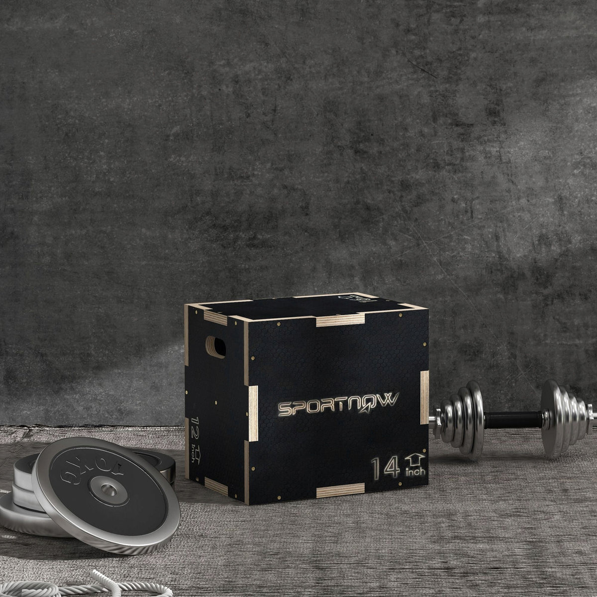 3in1 Plyo Box, Jumping Box, Plyometric Platform 40,5x35,5x30,5 cm Manufacturer code A93-055V00BK