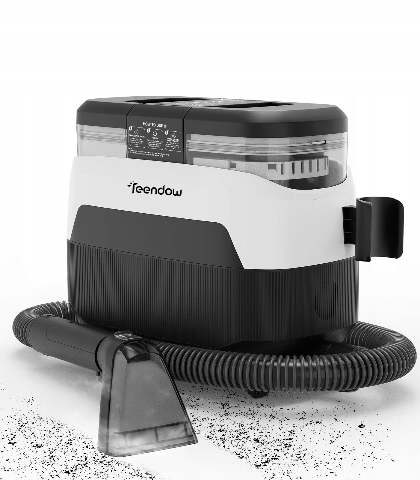 3in1 Steam Carpet Cleaner Teendow C6 MAX 1650W 12000Pa cleans hair Packaging status original
