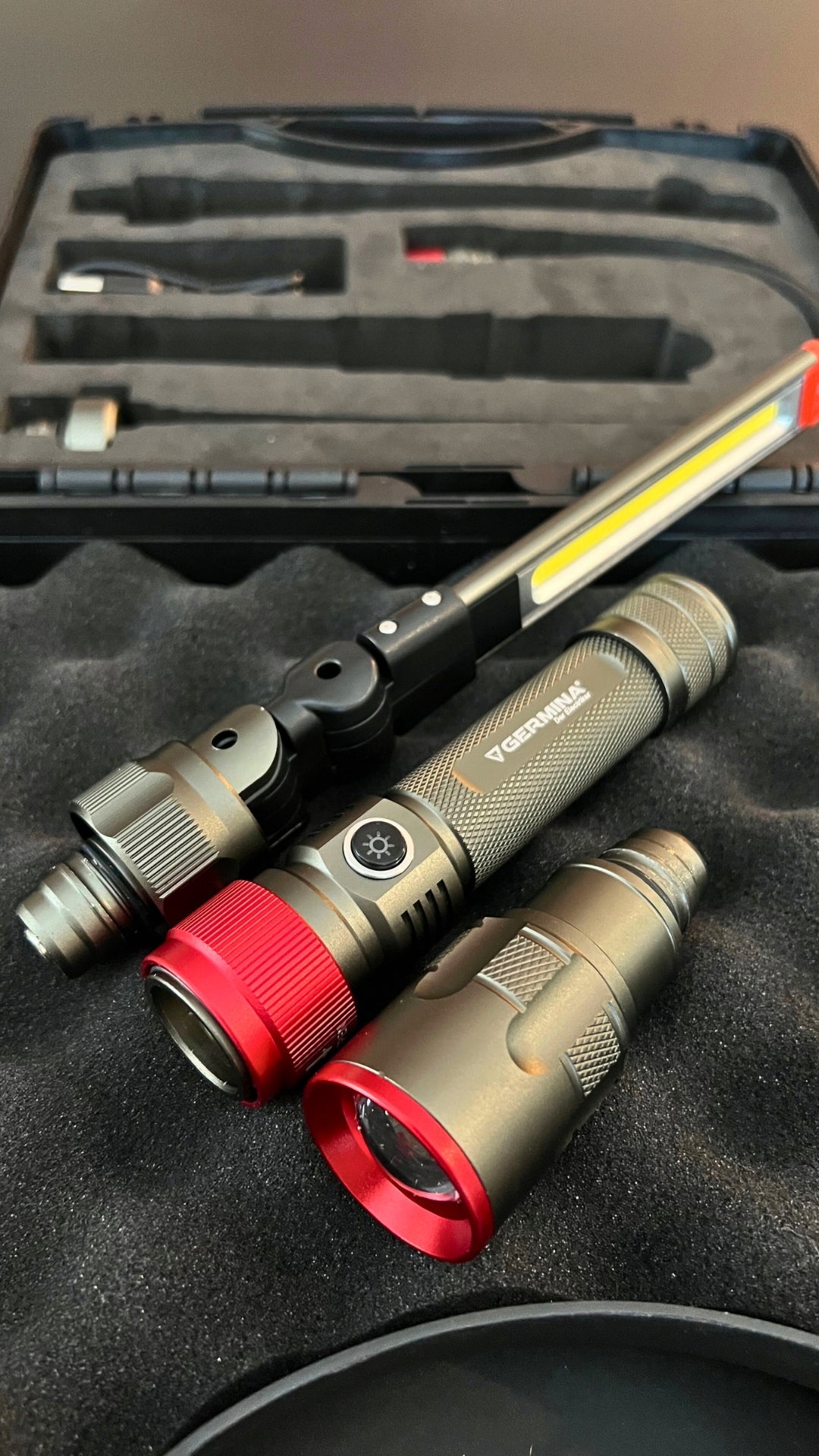 3in1 VELA Multifunction Flashlight with Removable USB Head Magnet GERMINA Brand Germina