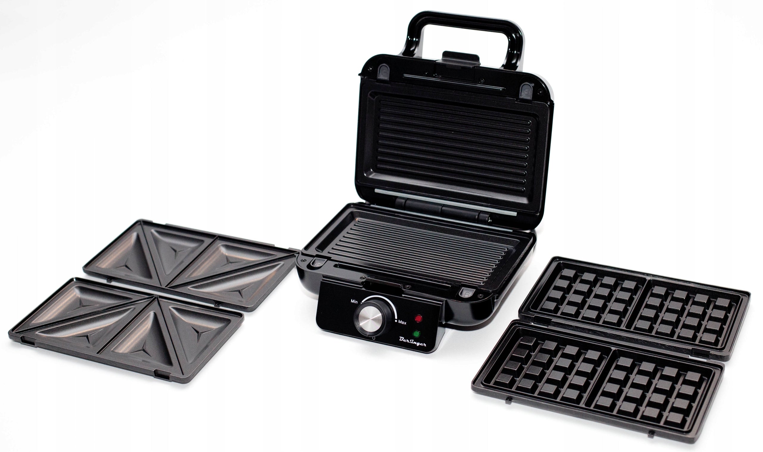 3in1 waffle iron – toaster, toaster, grill, temperature control, high power Power rating 2050 W
