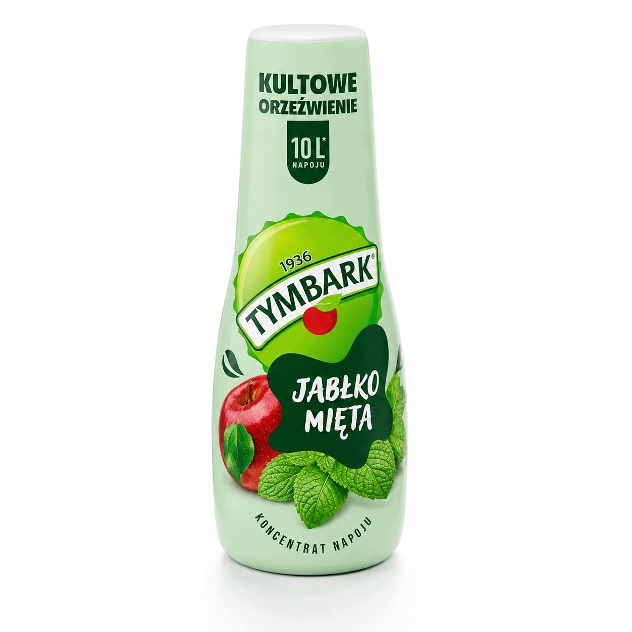 3pcs Syrup concentrate for water drink Tymbark Apple Mint + Cherry + Watermelon Packaging status original
