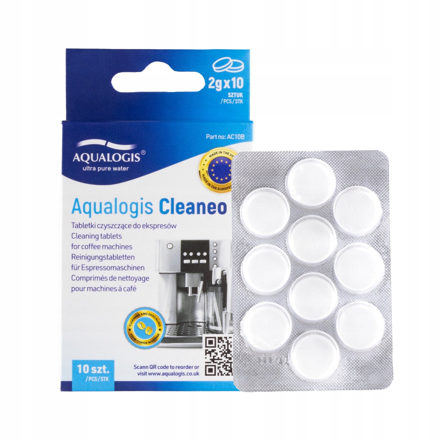 3x AL-Clean Filter for Philips Saeco Maker + Tablets + Descaler 250ml Number of pieces per package 3 pcs