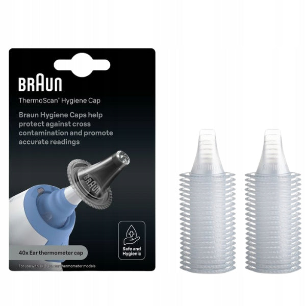 3x Braun ThermoScan disposable caps for ear thermometers 40 pcs Packaging status original