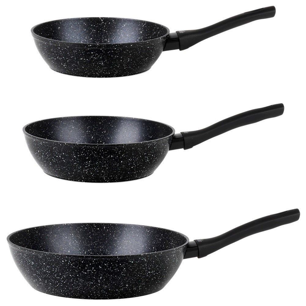 3x GRANITe frying pan for frying gas induction VILDE 20 24 28cm Manufacturer code 5900670129184
