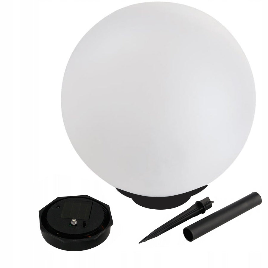 3x garden lamp solar ball LED 25 cm hammered ground SuperLED Number of pieces 3 pcs