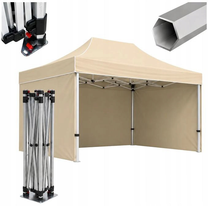 3x4.5M ALUMINUM TENT ALUMINUM COMMERCIAL PARTY EXPRESS 3m x 4,5m
