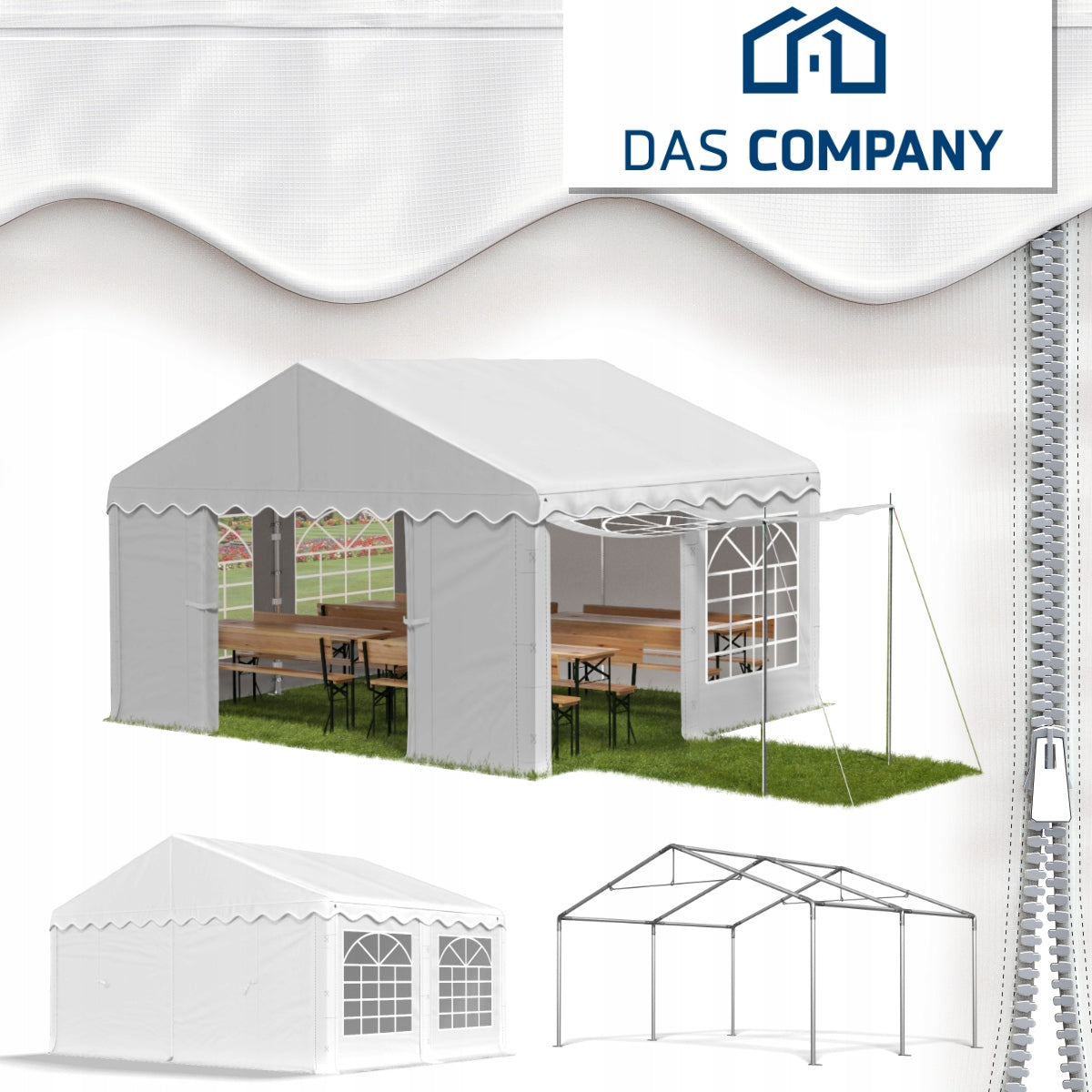 3x4 Garden Party Tent VARIOUS COLORS + FREEBIE