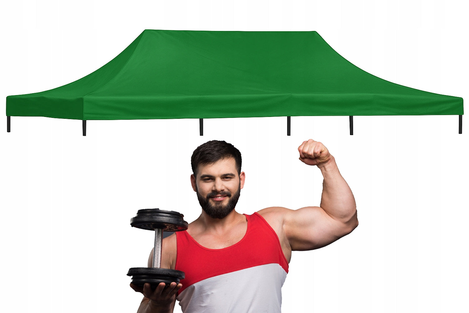 3x6 THICK ROOF PLATING FOR Garden PAVILION TRADE TENT Cover
