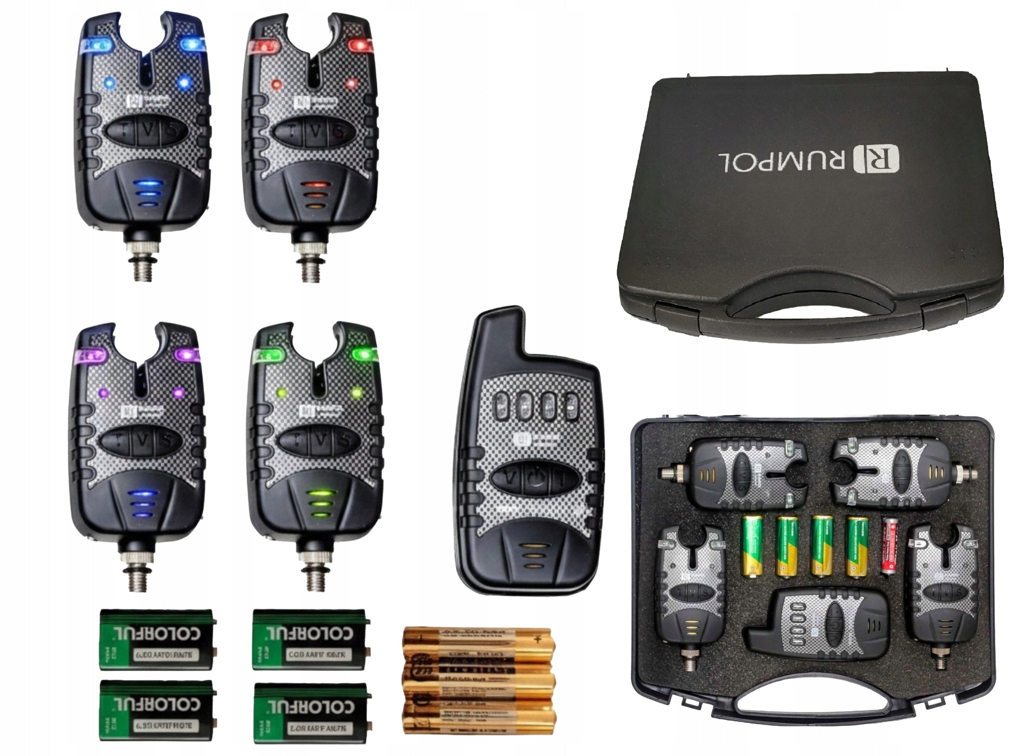 4+1 ELECTRONIC BITE ALARM WITH TWILIGHT SENSOR CONTROL UNIT 035