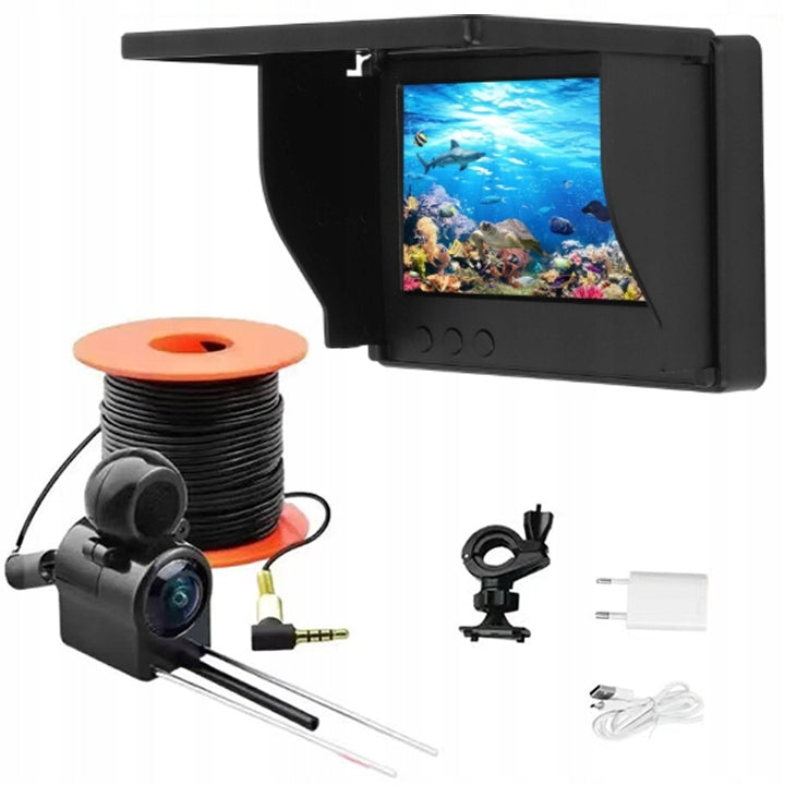 4.3" UNDERWATER FISHING CAMERA LCD MONITOR 1080P WITH 30m CABLE FISH DETECTOR