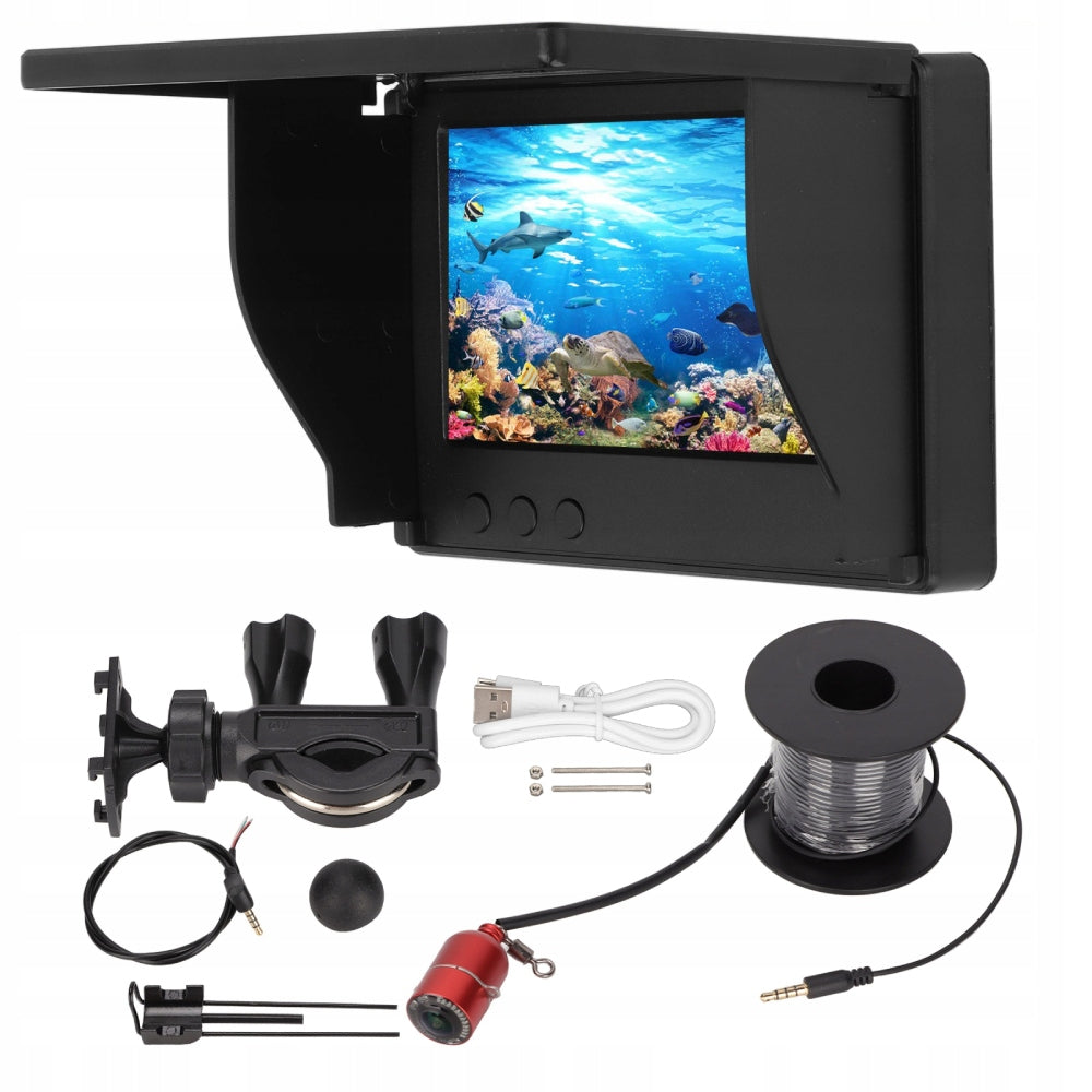 4.3" UNDERWATER FISHING CAMERA LCD MONITOR 30m FISH DETECTOR