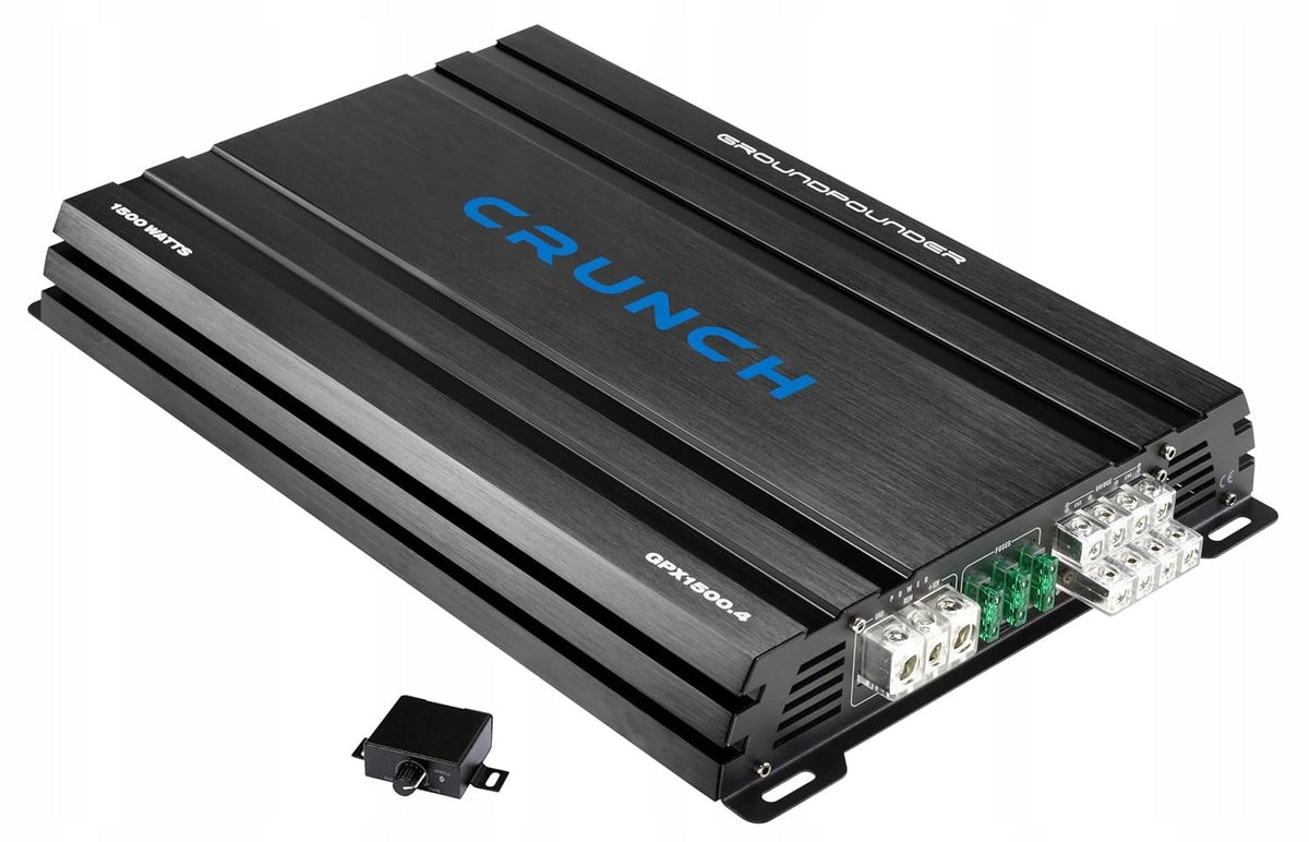 4-CHANNEL 4X110W RMS CRUNCH GPX1500.4 CAR AMPLIFIER