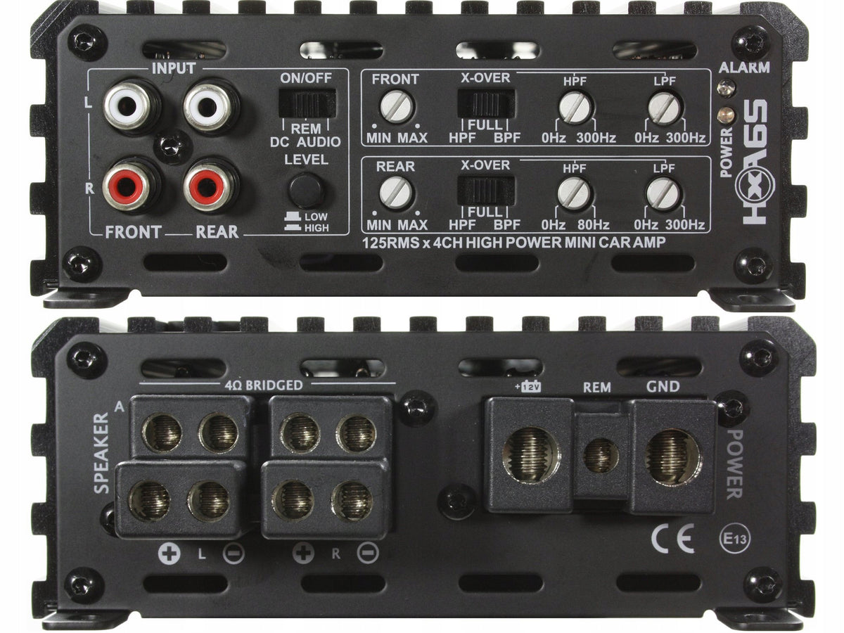 4-CHANNEL AMPLIFIER 4x100 IN RMS CLASS AB EXCURSION HXA-65 Manufacturer code EX-086