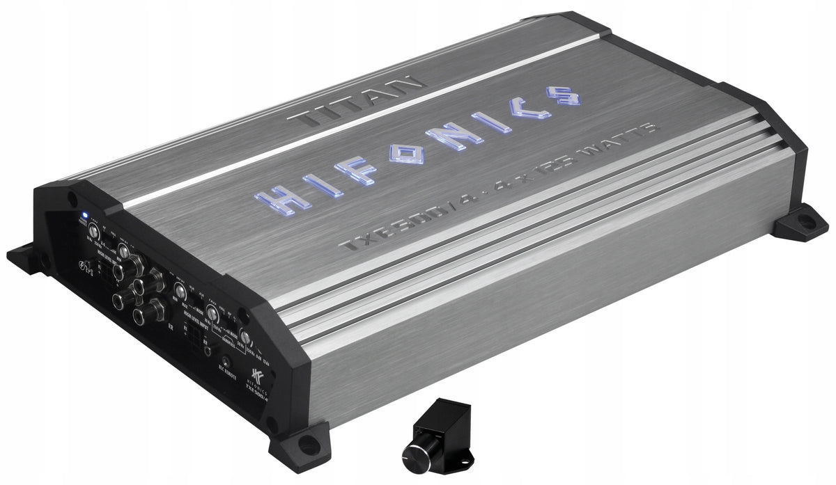 4-CHANNEL CAR AMPLIFIER 4x150W RMS HIFONICS TXE500/4 Packaging status original
