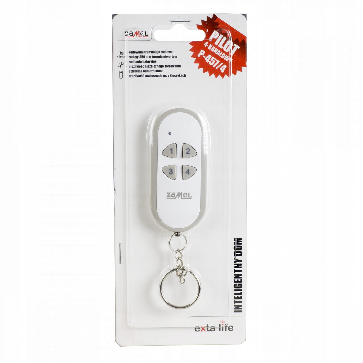 4-CHANNEL REMOTE CONTROL P-457/4 EXL10000008 ZAMEL Manufacturer code P-457/4