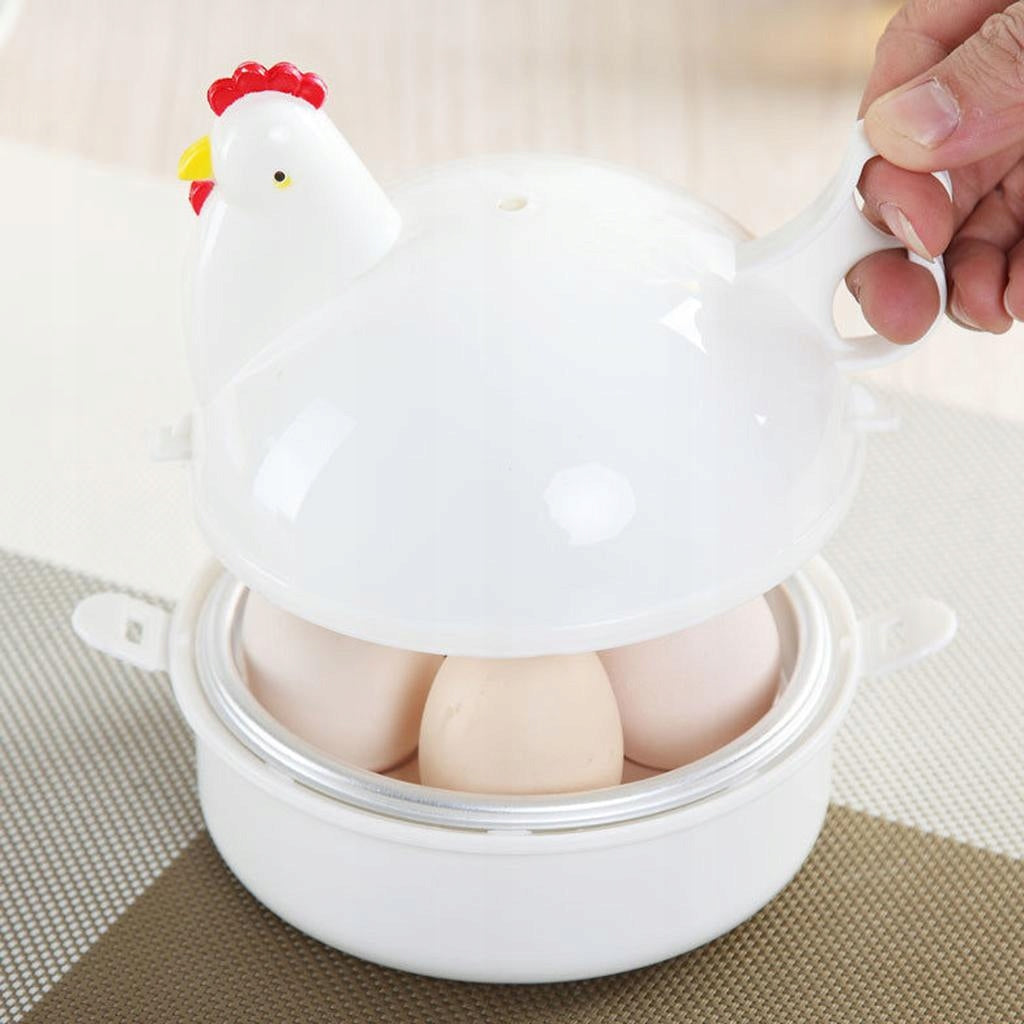 4 Egg Microwave er Cup Soft Hard Cooker Kitchen Appliance