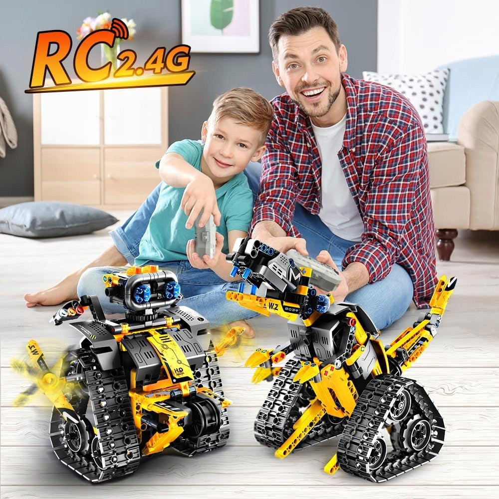 4 IN 1 PROGRAMMABLE ROBOT LARGE CONSTRUCTION KIT APP AND REMOTE CONTROL Packaging status original