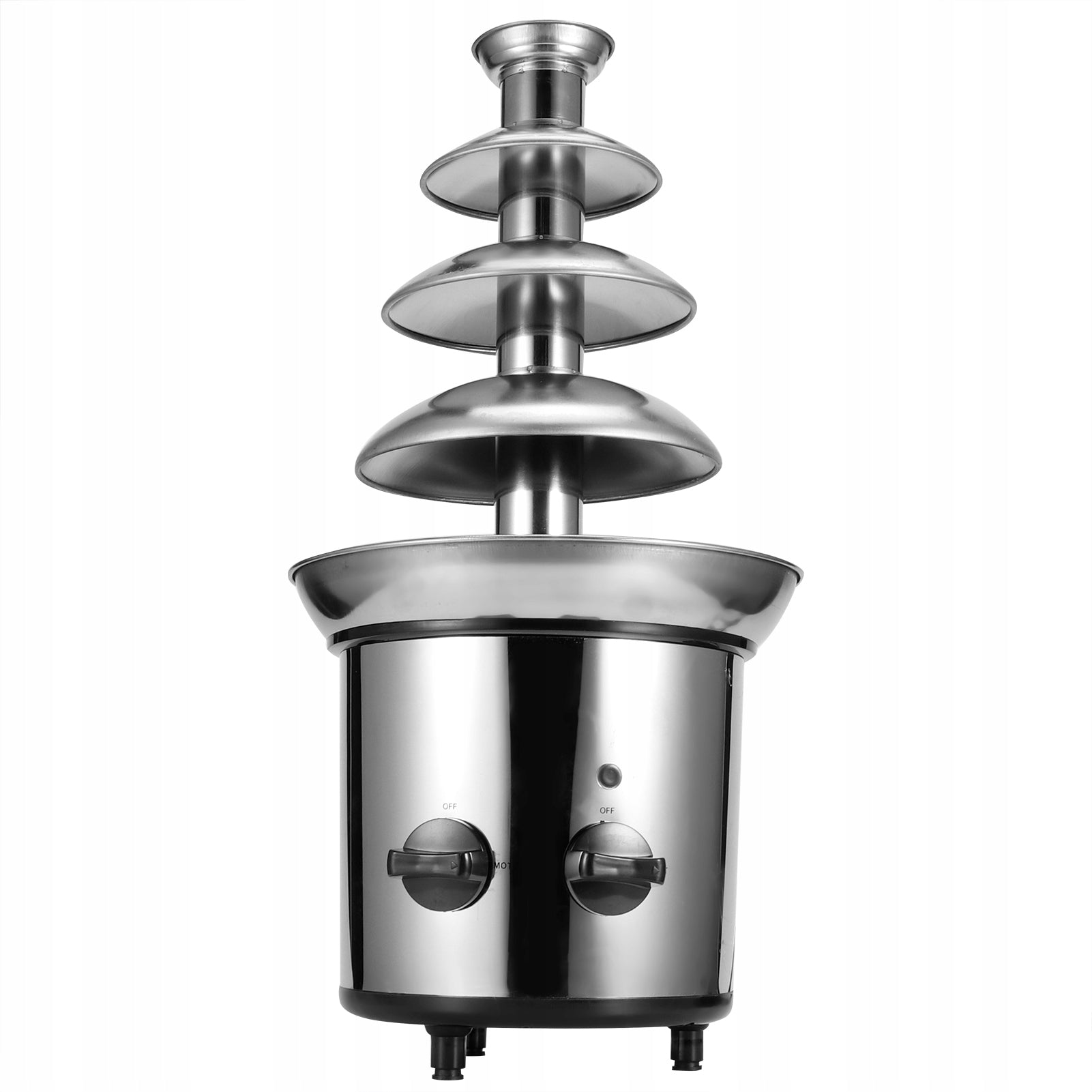 4-Layer Electric Stainless Steel Chocolate Fountain for FI