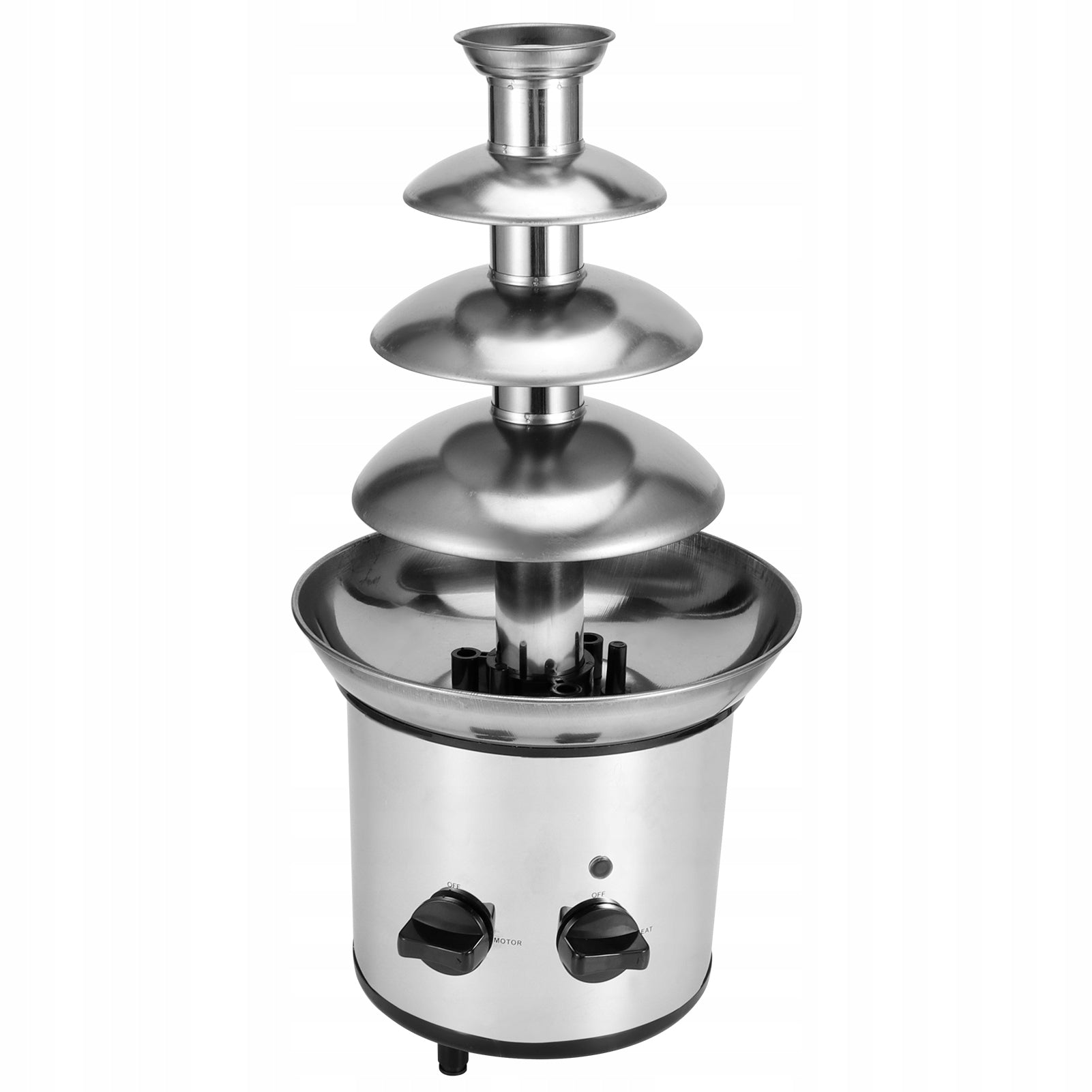 4-Layer Electric Stainless Steel Chocolate Fountain for TU